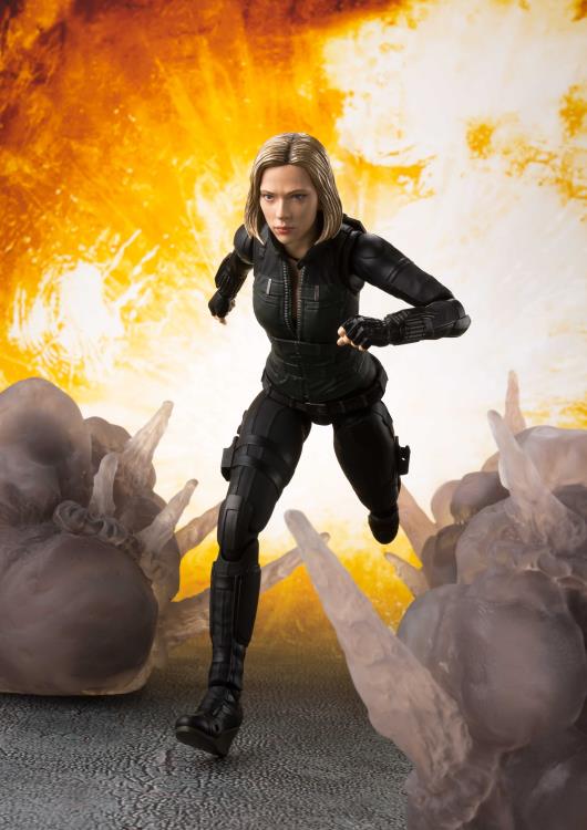 Avengers: Infinity War S.H.Figuarts Black Widow Action Figure & Tamashii Effect Gallery Image 6