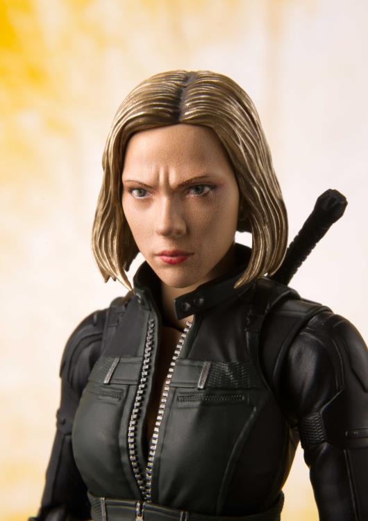 Avengers: Infinity War S.H.Figuarts Black Widow Action Figure & Tamashii Effect Gallery Image 9