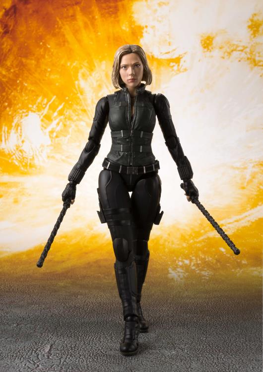 Avengers: Infinity War S.H.Figuarts Black Widow Action Figure & Tamashii Effect Gallery Image 5