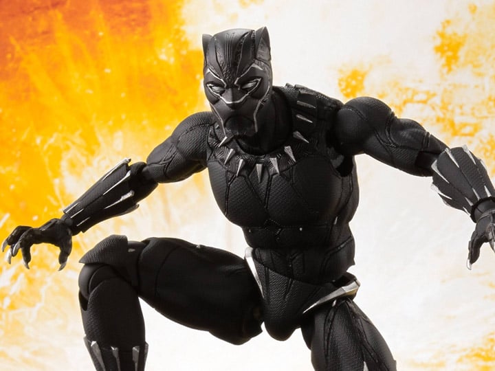 Avengers: Infinity War S.H.Figuarts Black Panther Action Figure & Tamashii Effect Gallery Image 1