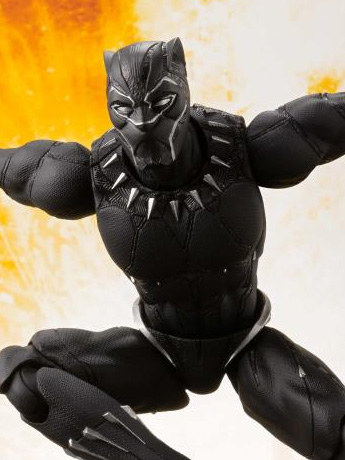 Avengers: Infinity War S.H.Figuarts Black Panther Action Figure & Tamashii Effect Gallery Image 2