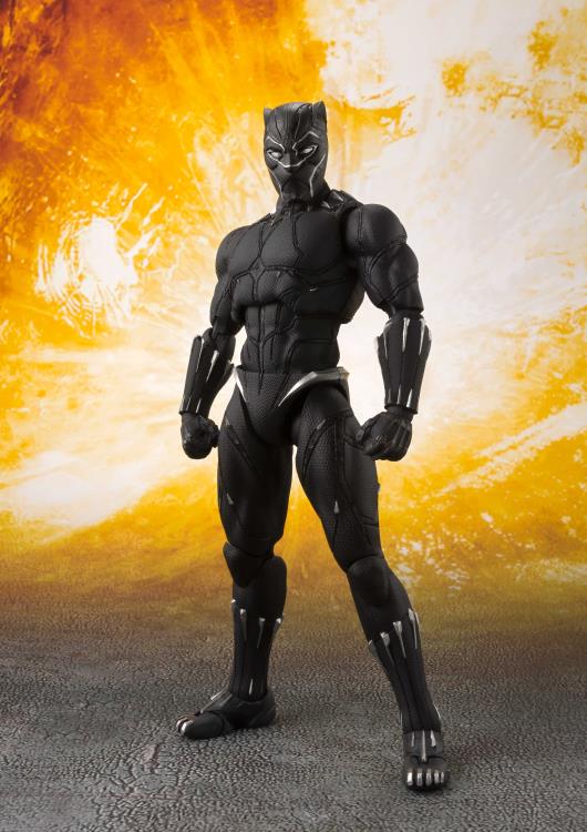 Avengers: Infinity War S.H.Figuarts Black Panther Action Figure & Tamashii Effect Gallery Image 4