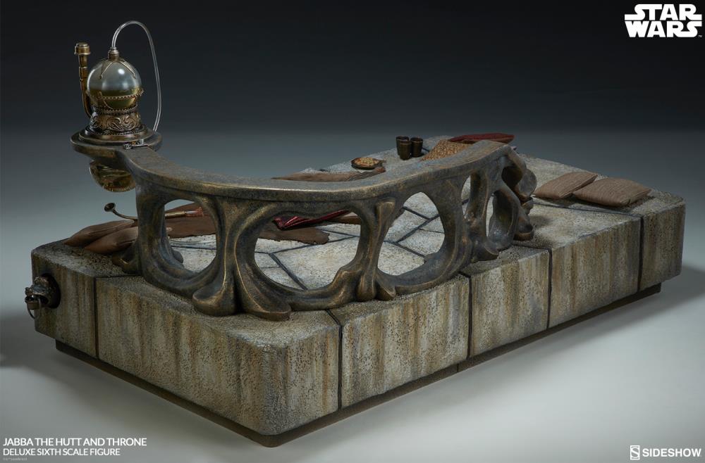 Star Wars Jabba The Hutt (Return of The Jedi) & Throne Deluxe 1/6 Scale Figure Set Gallery Image 14