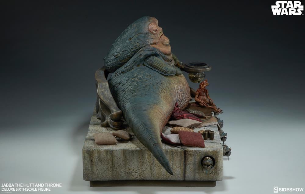 Star Wars Jabba The Hutt (Return of The Jedi) & Throne Deluxe 1/6