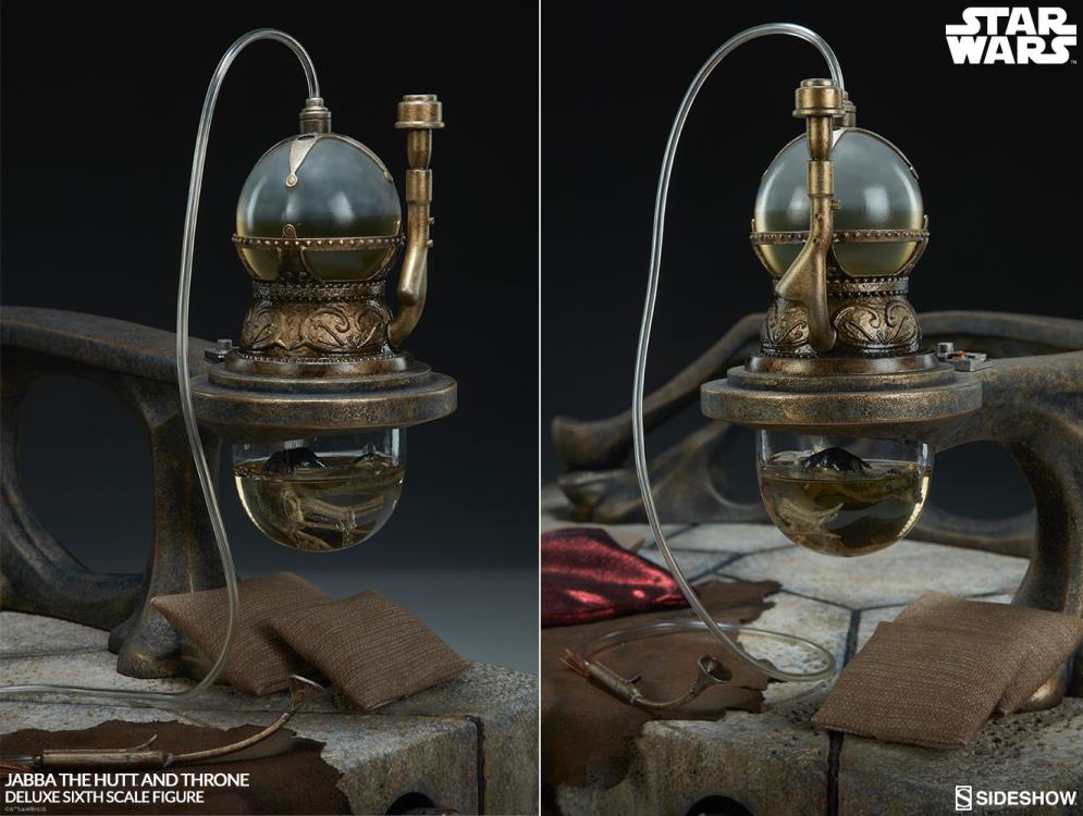 Star Wars Jabba The Hutt (Return of The Jedi) & Throne Deluxe 1/6 Scale Figure Set Gallery Image 16