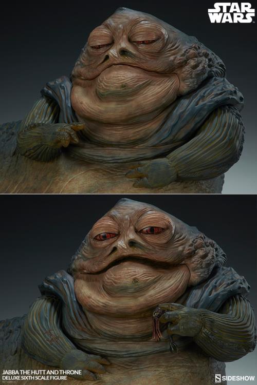 Star Wars Jabba The Hutt (Return of The Jedi) & Throne Deluxe 1/6 Scale Figure Set Gallery Image 9