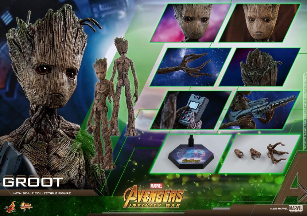 Avengers: Infinity War MMS475 Groot 1/6 Scale Collectible Figure Gallery Image 15