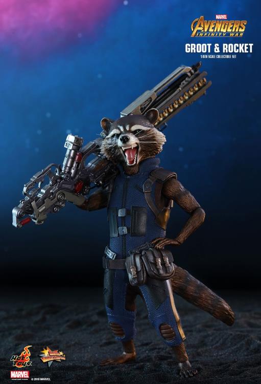 Avengers: Infinity War MMS476 Groot & Rocket 1/6 Scale Collectible Figure Set Gallery Image 12