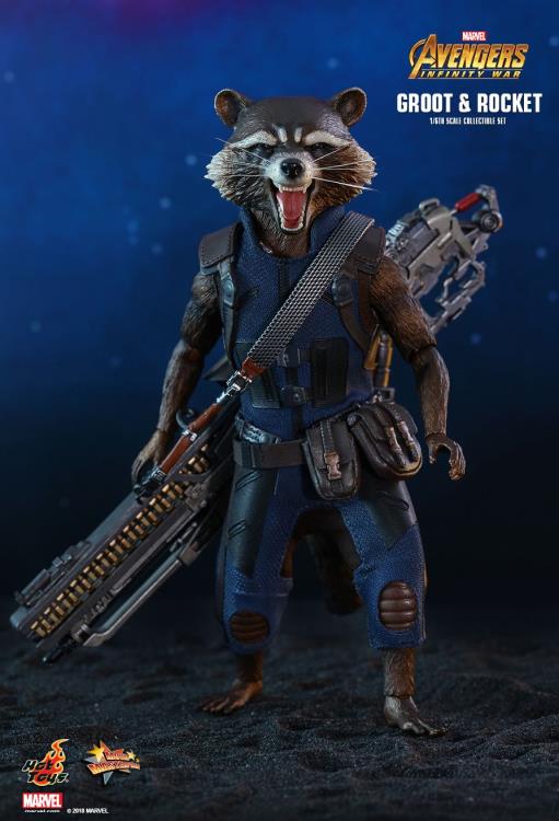 Avengers: Infinity War MMS476 Groot & Rocket 1/6 Scale Collectible Figure Set Gallery Image 10