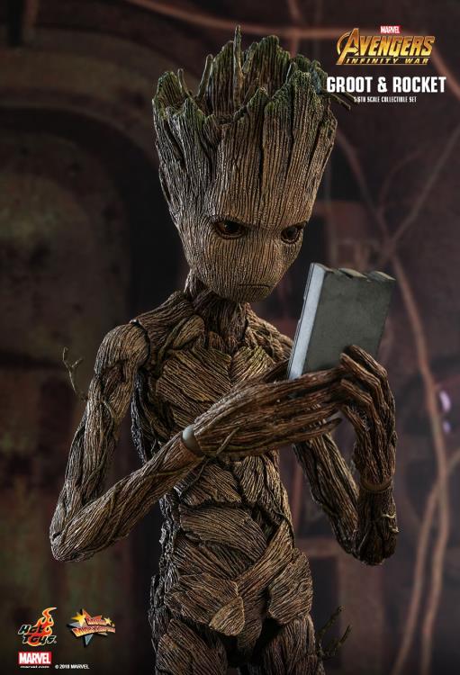 Avengers: Infinity War MMS476 Groot & Rocket 1/6 Scale Collectible Figure Set Gallery Image 20