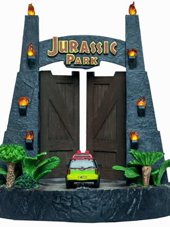 Jurassic Park Gates Environment Sculpture Gallery Image 2