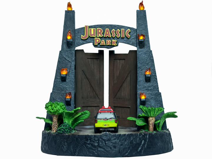 Jurassic Park Gates Environment Sculpture Gallery Image 1