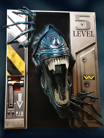 Aliens Alien Queen Life-Size Wall Sculpture Gallery Image 2