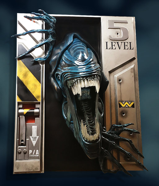 Aliens Alien Queen Life-Size Wall Sculpture Gallery Image 3