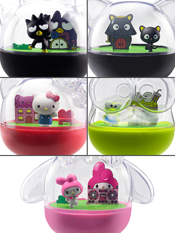 Hello Sanrio 4" Figure Capsule Diorama Set of 5 Gallery Image 2