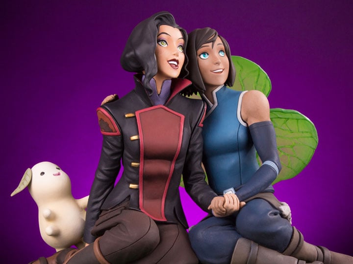 The Legend of Korra Korra & Asami in the Spirit World Statue Gallery Image 1