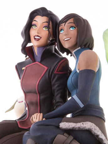 The Legend of Korra Korra & Asami in the Spirit World Statue Gallery Image 2