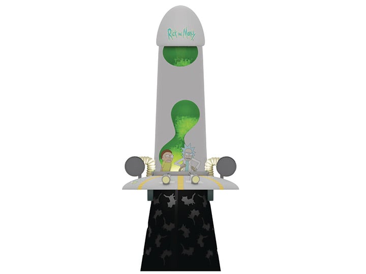 Rick and Morty Space Cruiser Motion Lamp Gallery Image 1