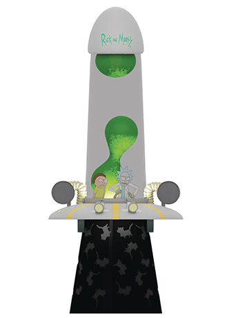 Rick and Morty Space Cruiser Motion Lamp Gallery Image 2