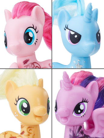 My Little Pony Glitter Design Pony Set of 4 Gallery Image 2