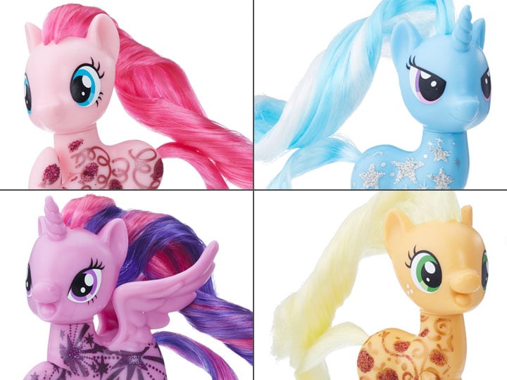 My Little Pony Glitter Design Pony Set of 4 Gallery Image 1