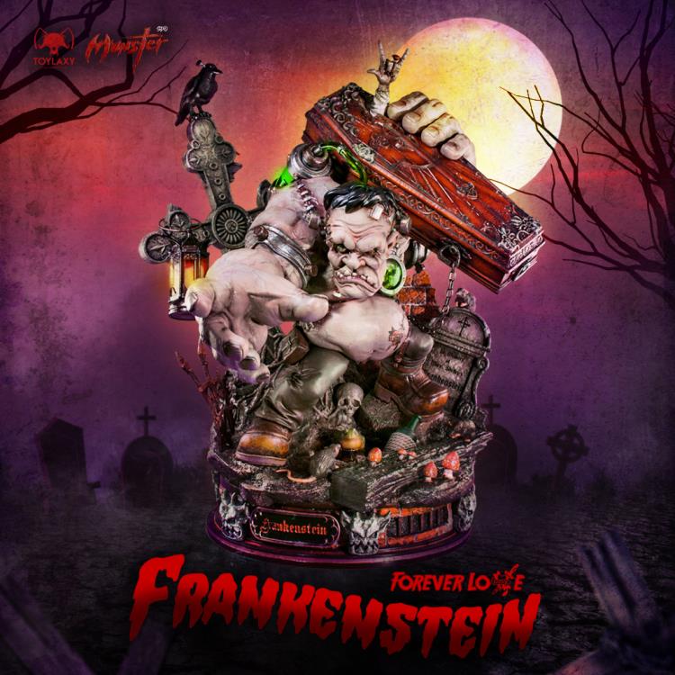 Monster Frankenstein Forever Love Statue Gallery Image 4