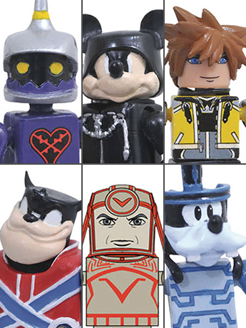 Kingdom Hearts Minimates Series 2 Set of 3 Two-Pack Gallery Image 2