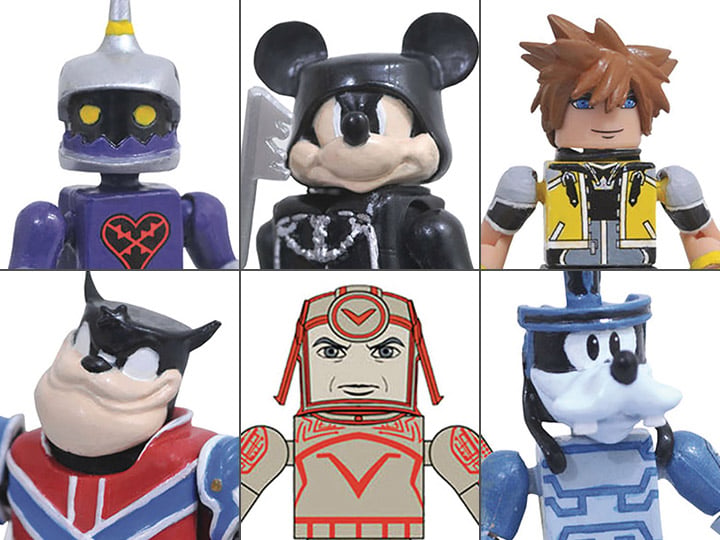 Kingdom Hearts Minimates Series 2 Set of 3 Two-Pack Gallery Image 1