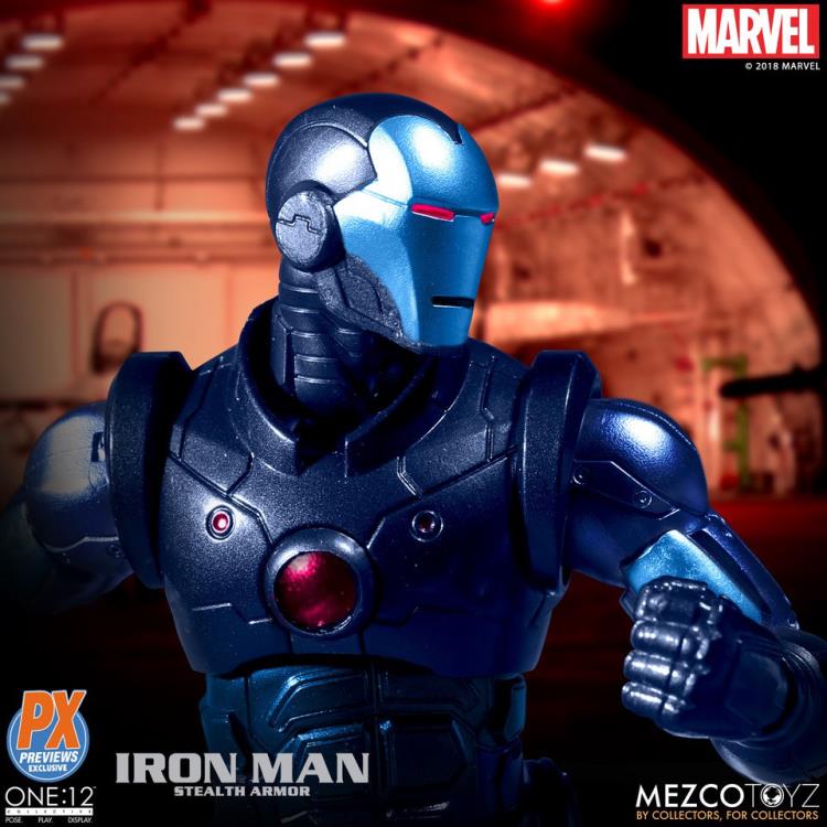 Marvel One:12 Collective Iron Man (Stealth Armor) PX Previews Exclusive Gallery Image 9