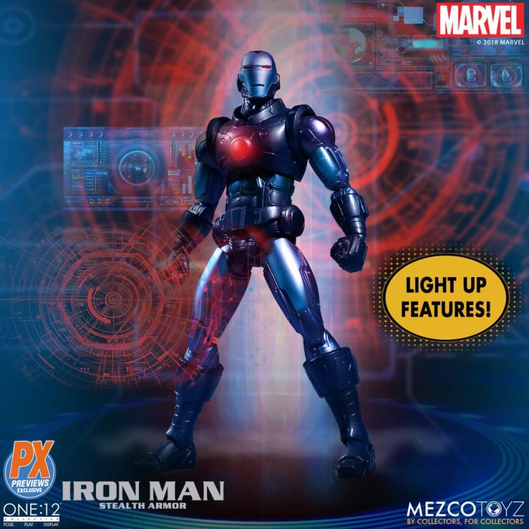 Marvel One:12 Collective Iron Man (Stealth Armor) PX Previews Exclusive Gallery Image 3