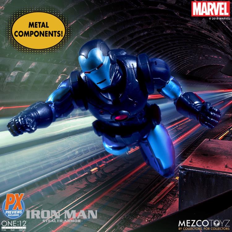 Marvel One:12 Collective Iron Man (Stealth Armor) PX Previews Exclusive Gallery Image 4