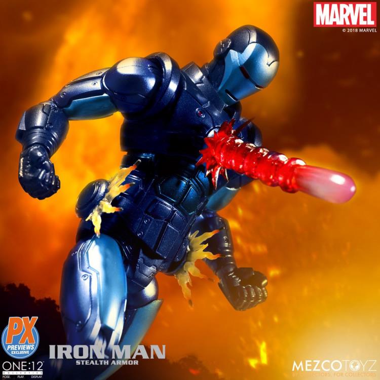 Marvel One:12 Collective Iron Man (Stealth Armor) PX Previews Exclusive Gallery Image 11