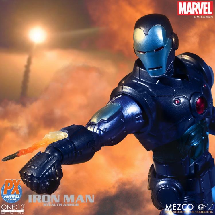 Marvel One:12 Collective Iron Man (Stealth Armor) PX Previews Exclusive Gallery Image 12