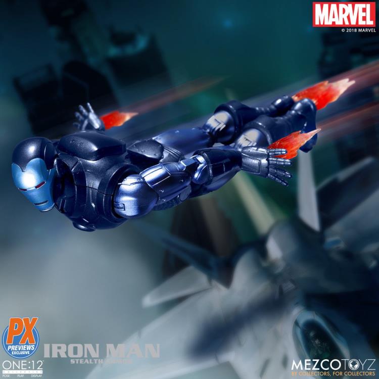 Marvel One:12 Collective Iron Man (Stealth Armor) PX Previews Exclusive Gallery Image 6
