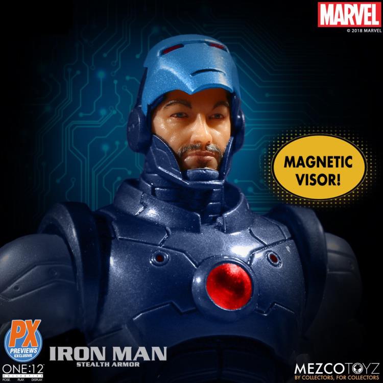 Marvel One:12 Collective Iron Man (Stealth Armor) PX Previews Exclusive Gallery Image 8