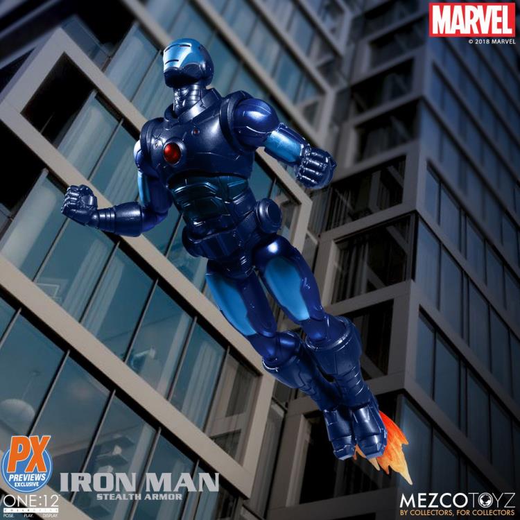 Marvel One:12 Collective Iron Man (Stealth Armor) PX Previews Exclusive Gallery Image 5