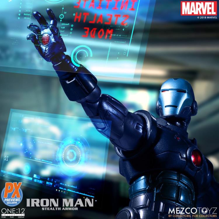 Marvel One:12 Collective Iron Man (Stealth Armor) PX Previews Exclusive Gallery Image 13