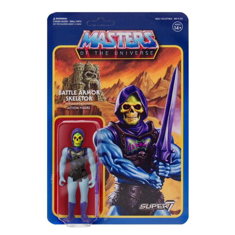 Masters of the Universe ReAction Battle Armor Skeletor (Battle Damaged) Figure Gallery Image 5