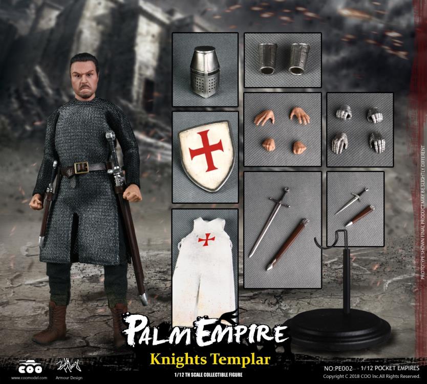 Palm Empire Templar Knight 1/12 Scale Figure Gallery Image 10