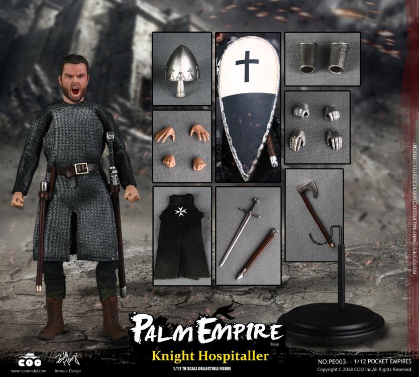 Palm Empire Hospitaller Knight 1/12 Scale Figure Gallery Image 9