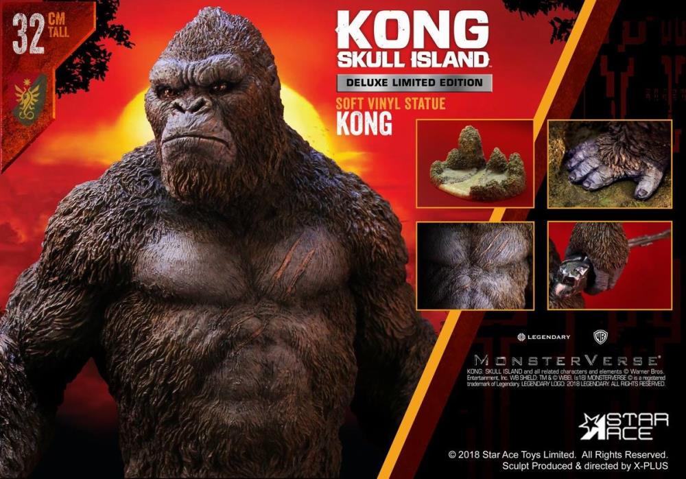 Kong: Skull Island Kong (Deluxe) Soft Vinyl Statue Gallery Image 8