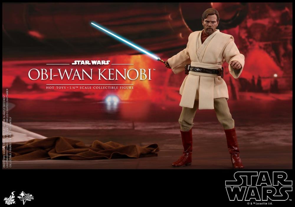 Star Wars: Revenge of the Sith MMS477 Obi-Wan Kenobi 1/6th Scale Collectible Figure Gallery Image 6