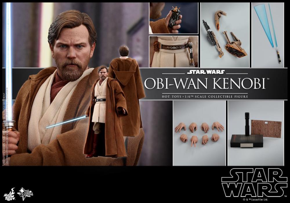 Star Wars: Revenge of the Sith MMS477 Obi-Wan Kenobi 1/6th Scale Collectible Figure Gallery Image 11