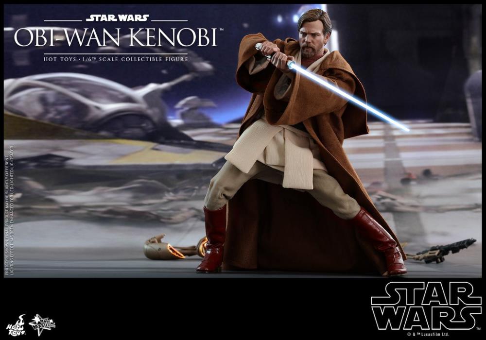 Star Wars: Revenge of the Sith MMS477 Obi-Wan Kenobi 1/6th Scale Collectible Figure Gallery Image 5
