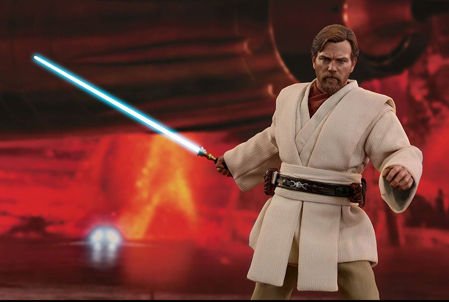 Star Wars: Revenge of the Sith MMS477 Obi-Wan Kenobi (Deluxe) 1/6th Scale Collectible Figure Gallery Image 15