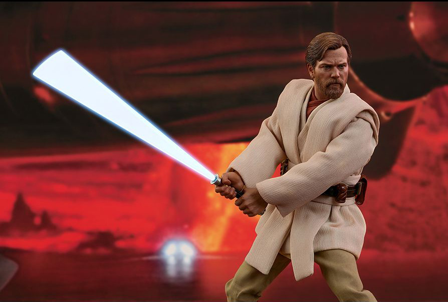 Star Wars: Revenge of the Sith MMS477 Obi-Wan Kenobi (Deluxe) 1/6th Scale Collectible Figure Gallery Image 12