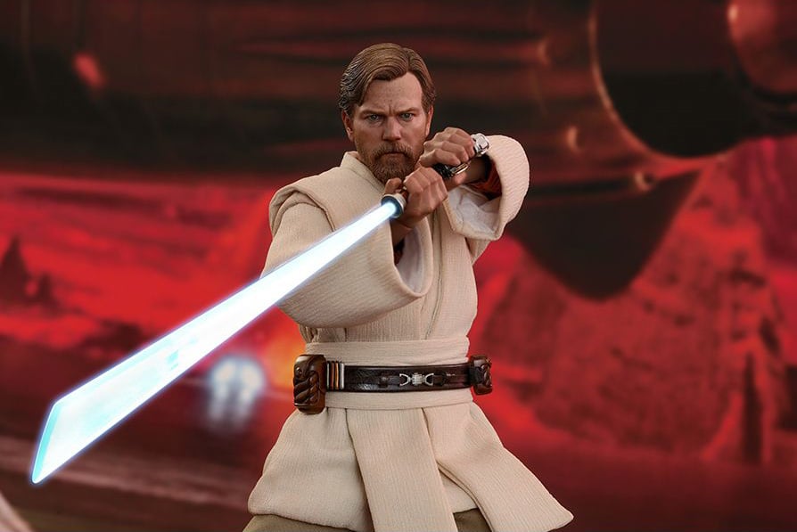 Star Wars: Revenge of the Sith MMS477 Obi-Wan Kenobi (Deluxe) 1/6th Scale Collectible Figure Gallery Image 16