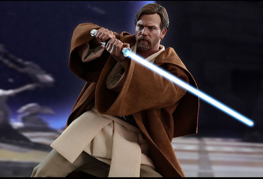 Star Wars: Revenge of the Sith MMS477 Obi-Wan Kenobi (Deluxe) 1/6th Scale Collectible Figure Gallery Image 14
