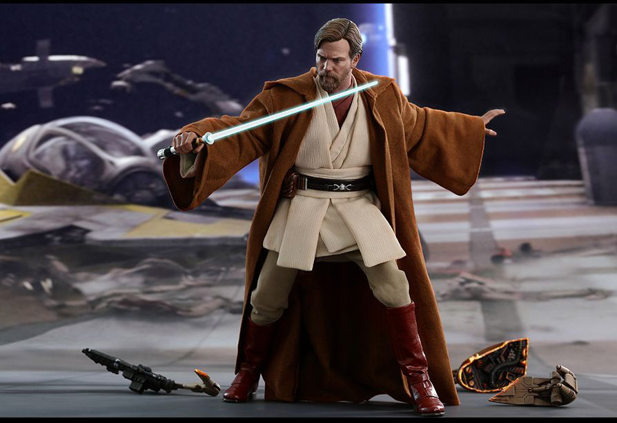 Star Wars: Revenge of the Sith MMS477 Obi-Wan Kenobi (Deluxe) 1/6th Scale Collectible Figure Gallery Image 8