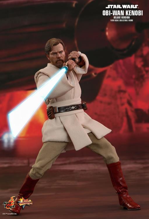 Star Wars: Revenge of the Sith MMS477 Obi-Wan Kenobi (Deluxe) 1/6th Scale Collectible Figure Gallery Image 5